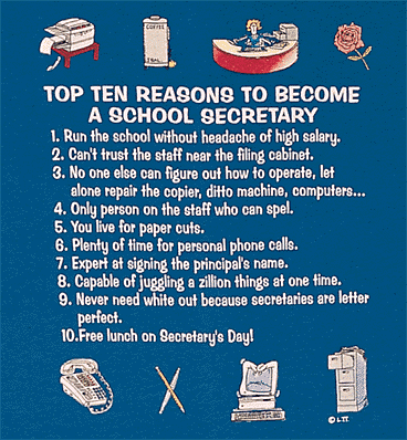 Top 10 Reasons to Become a School Secretary 