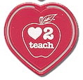 Large and JUMBO 'Love To Teach' clips!