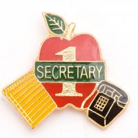 #1 Secretary Lapel Pin