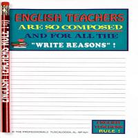 English Teacher - Note Pad and Pencil Set