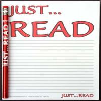 Just Read - Note Pad and Pencil Set