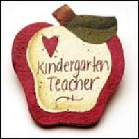 Kindergarten Teacher Apple pin