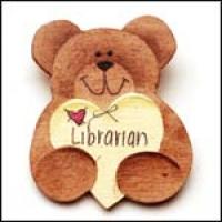 Librarian Bear Pin