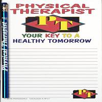 Physical Therapist Notepad Set  - Note Pad and Pencil Set