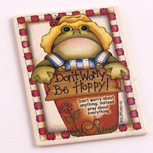Don't Worry, Be Hoppy  Magnet