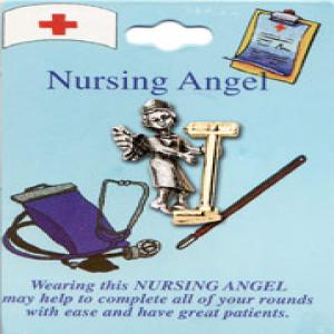 Nurse Angel Pin with Scale Card