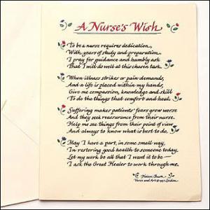 Nurse Wish Card