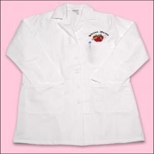 School Nurse Long Lab Coat Kids Design