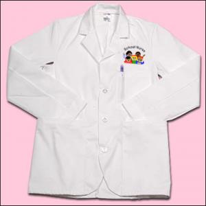School Nurse Short Lab Coat Kids Design
