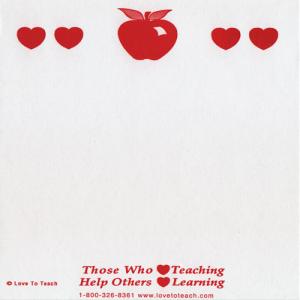Those Who Love Teaching, help Others Love Learning Notepad