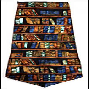 Black Bookshelf Tie