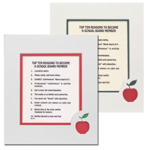 Top Ten Reasons to Become a School Board Member Mat