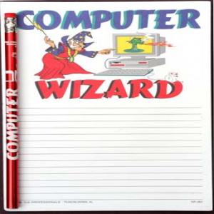 Computer Wizard - Note Pad and Pencil Set