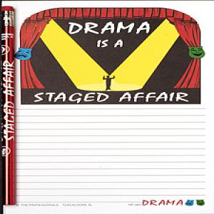 Drama Notepad Set - Note Pad and Pencil Set