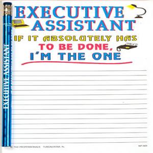 Executive Assistant - Note Pad and Pencil Set