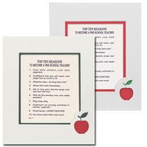 Top Ten Reasons to Become a Pre-School Teacher Mat
