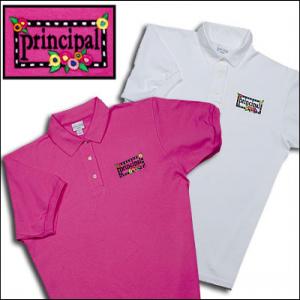 Principal  Flower Polo Shirt