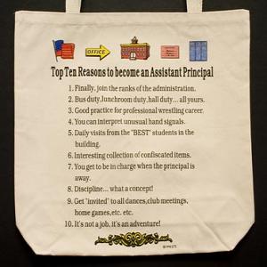 Assistant Principal Top 10 Totebag