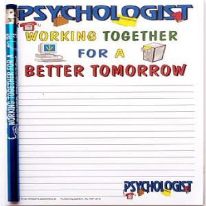Psychologist notepad - Note Pad and Pencil Set