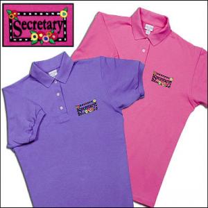 Secretary Flower Polo Shirt