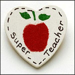 Super Secretary Heart Pin