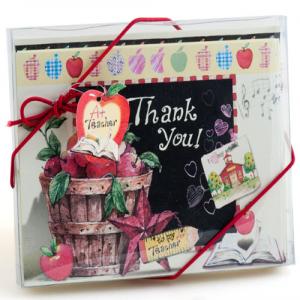 Teacher Apple Thank You Cards