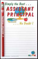 Simply the Best... Assistant Principal - Note Pad and Pencil Set