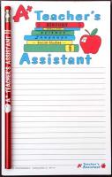 A+ Teacher's Assistant - Note Pad and Pencil Set