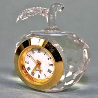 Crystal Apple Clock  