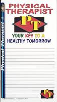 Physical Therapist Notepad Set  - Note Pad and Pencil Set