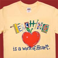 Teaching is a Work of Heart T-Shirt