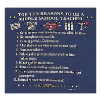 Top Ten Reasons To Become a Middle School Teacher Sweatshirt
