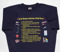 Top Ten Reasons To Become a  School Nurse T-Shirt