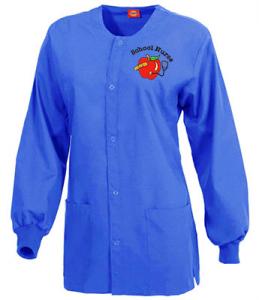 Nurses Scrub Jacket in Royal Blue