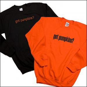 Got Pumpkins?Black w/Crystals L.Sleeve Sweatshirt