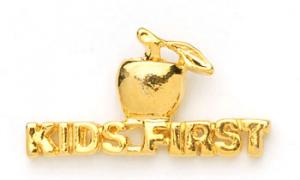Golden Apple Kids First Lapel Pin