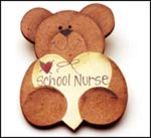 School Nurse Bear Pin