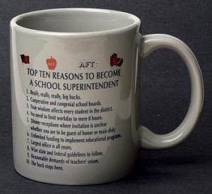 School Superintendent Top 10 Reasons Mug  SOLD OUT