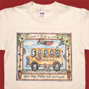 Wheels On the Bus Go Round and Round T-Shirt